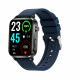 Montre Connectée Écran HD 1.7 Pouces Surveillance Température Corporelle Et Oxygène Sanguin Bracelet TPU Étanche IP68 Autonom...
