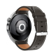 Montre Connectée Élégante Avec Bracelet En Cuir Écran 1.36 Pouces Etanche IP68 Autonomie 30 Jours Bluetooth 5.0 Contrôle Voca...