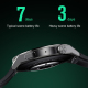Montre Connectée Élégante Avec Bracelet En Cuir Écran 1.36 Pouces Etanche IP68 Autonomie 30 Jours Bluetooth 5.0 Contrôle Voca...