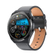 Montre Connectée Élégante Avec Bracelet En Cuir Écran 1.36 Pouces Etanche IP68 Autonomie 30 Jours Bluetooth 5.0 Contrôle Voca...