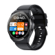 Montre Connectée Écran Rond 1.36 Pouces Bluetooth Appels Étanche IP68 Silicone Autonomie 30 Jours Charge Sans Fil