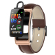 Montre Connectée Cuir 1.14 Pouces Écouteurs Détachables Appels Bluetooth Étanche Vie Quotidienne Multisport Santé Synchronisa...