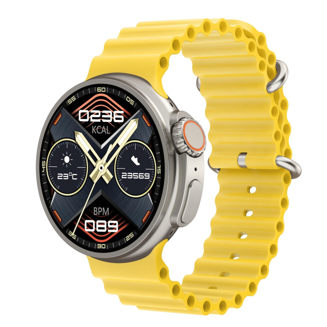 Montre Connectée Sportive Étanche IP67 avec Appels Bluetooth NFC et Suivi Santé Multisport Compatible iOS et Android - www.yo...