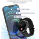 Montre Connectée Sportive Étanche IP67 avec Appels Bluetooth NFC et Suivi Santé Multisport Compatible iOS et Android - www.yo...