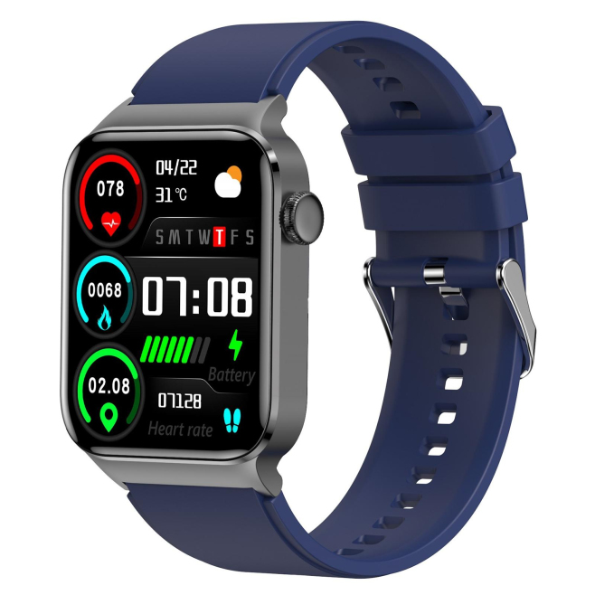 Montre Connectée Étanche IP67 avec Écran Tactile HD 1.85 Pouces Assistance Vocale et Suivi Santé Complet - www.yonis-shop.com