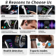 Bracelet Connecté Bluetooth Multisport Étanche Avec Écouteurs Détachables Et Appels Téléphoniques - www.yonis-shop.com