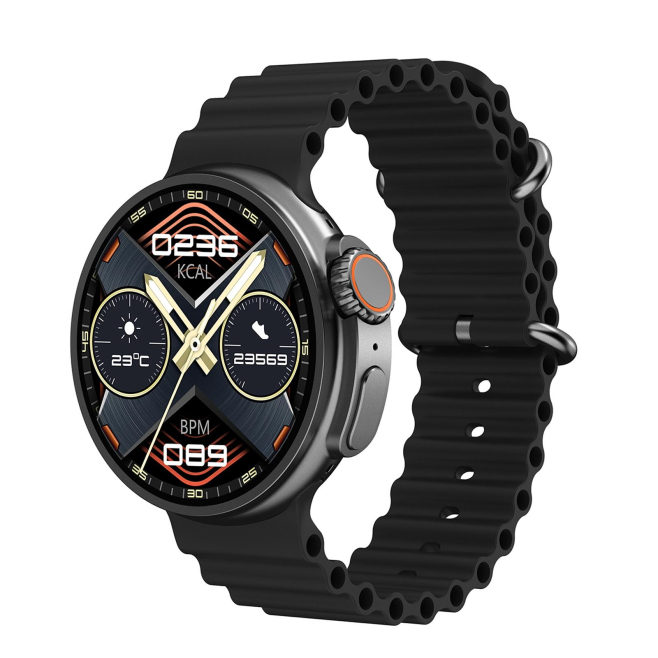 Montre Connectée Or 1.39 Pouces Bluetooth Appels Santé Tactile Full HD Autonomie 7 Jours Charge Rapide Compatible iOS Android...