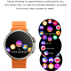 Montre Connectée Or 1.39 Pouces Bluetooth Appels Santé Tactile Full HD Autonomie 7 Jours Charge Rapide Compatible iOS Android...
