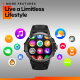 Montre Connectée IPS 1.52 Pouces Avec Appels Vocaux Et Suivi Santé Autonomie 25 Jours - www.yonis-shop.com