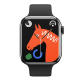 Montre Connectée 2.05 Pouces Écran Tactile Appels Bluetooth Surveillance Oxygène Sanguin Étanche IP68 Charge Sans Fil Multisp...