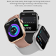 Montre Connectée 2.05 Pouces Écran Tactile Appels Bluetooth Surveillance Oxygène Sanguin Étanche IP68 Charge Sans Fil Multisp...