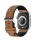Montre Connectée Santé Avancée Ecran TFT 1.85 Pouces Bracelet Cuir Suivi Médical Complet Appels Bluetooth Oxygène Sanguin Tem...