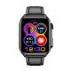 Montre Connectée Étanche IP67 Avec Bracelet En Cuir Et Écran Tactile 1.96 Pouces Pour Appels Bluetooth Et Suivi Santé Complet...