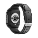 Montre Connectée Étanche IP67 Avec Bracelet En Cuir Et Écran Tactile 1.96 Pouces Pour Appels Bluetooth Et Suivi Santé Complet...