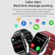 Montre Connectée Étanche IP67 Avec Bracelet En Cuir Et Écran Tactile 1.96 Pouces Pour Appels Bluetooth Et Suivi Santé Complet...