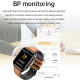 Montre Connectée Étanche IP67 Avec Bracelet En Cuir Et Écran Tactile 1.96 Pouces Pour Appels Bluetooth Et Suivi Santé Complet...