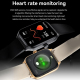 Montre Connectée IP67 Étanche Bracelet Silicone Fonctions Multiples Bluetooth Appels Moniteur Cardiaque Sommeil Musique - www...