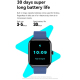 Montre Connectée IP67 Étanche Bracelet Silicone Fonctions Multiples Bluetooth Appels Moniteur Cardiaque Sommeil Musique - www...