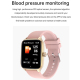 Montre Connectée IP67 Étanche Bracelet Silicone Fonctions Multiples Bluetooth Appels Moniteur Cardiaque Sommeil Musique - www...