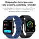 Montre Connectée IP67 Étanche Bracelet Silicone Fonctions Multiples Bluetooth Appels Moniteur Cardiaque Sommeil Musique - www...