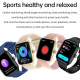Montre Connectée IP67 Étanche Bracelet Silicone Fonctions Multiples Bluetooth Appels Moniteur Cardiaque Sommeil Musique - www...
