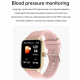 Montre Connectée IP67 Étanche Bracelet Silicone Fonctions Multiples Bluetooth Appels Moniteur Cardiaque Sommeil Musique - www...