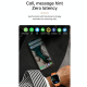 Montre Connectée Étanche IP67 Avec Bande Silicone Océan Écran 2.2 Pouces Fonctions Santé NFC Musique Sports Pour Android IOS ...