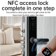 Montre Connectée Étanche IP67 Avec Bande Silicone Océan Écran 2.2 Pouces Fonctions Santé NFC Musique Sports Pour Android IOS ...
