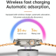 Montre Connectée Étanche IP67 Avec Bande Silicone Océan Écran 2.2 Pouces Fonctions Santé NFC Musique Sports Pour Android IOS ...