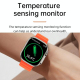 Montre Connectée Étanche IP67 Avec Bande Silicone Océan Écran 2.2 Pouces Fonctions Santé NFC Musique Sports Pour Android IOS ...