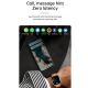 Montre Connectée Étanche IP67 Avec Bande Silicone Océan Écran 2.2 Pouces Fonctions Santé NFC Musique Sports Pour Android IOS ...