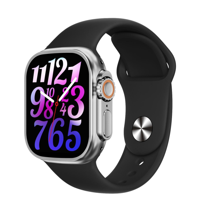 Montre Connectée Étanche IP67 Avec Suivi Santé et NFC en Silicone Rose Écran Tactile et Compatibilité IOS Android - www.yonis...