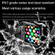 Montre Connectée Étanche IP67 Avec Écran 1.91 Pouces Et Bracelet Silicone Fonctions ECG Bluetooth Appel Surveillance Santé Co...