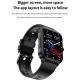 Montre Connectée Étanche IP67 Avec Écran 1.91 Pouces Et Bracelet Silicone Fonctions ECG Bluetooth Appel Surveillance Santé Co...