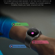 Montre Connectée 1.36 Pouces TFT Appels Bluetooth Surveillance Oxygène Sanguin Étanche IP68 Bracelet Acier - www.yonis-shop.com