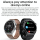Montre Connectée 1.60 Pouces Étanche IP68 Appels Bluetooth Mode Sport Santé Musique - www.yonis-shop.com