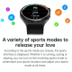 Montre Connectée 1.60 Pouces Étanche IP68 Appels Bluetooth Mode Sport Santé Musique - www.yonis-shop.com