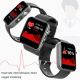 Montre Connectée 1.54 Pouces Avec Surveillance Température Corporelle Et Lampe Torche Fonctions Multisport Étanche IP67 Compa...