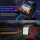 Montre Connectée 4G Étanche Sport Appels SOS Écran Tactile 2.02 Pouces Carte SIM Indépendante GPS Caméra HD Bluetooth 5.0 4GB...