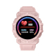 Montre Connectée Sportive Rose 1.44 Pouces Écran Tactile Suivi Fréquence Cardiaque Modes Multisports Compatible Android iOS -...