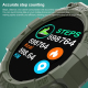 Montre Connectée Sportive Rose 1.44 Pouces Écran Tactile Suivi Fréquence Cardiaque Modes Multisports Compatible Android iOS -...
