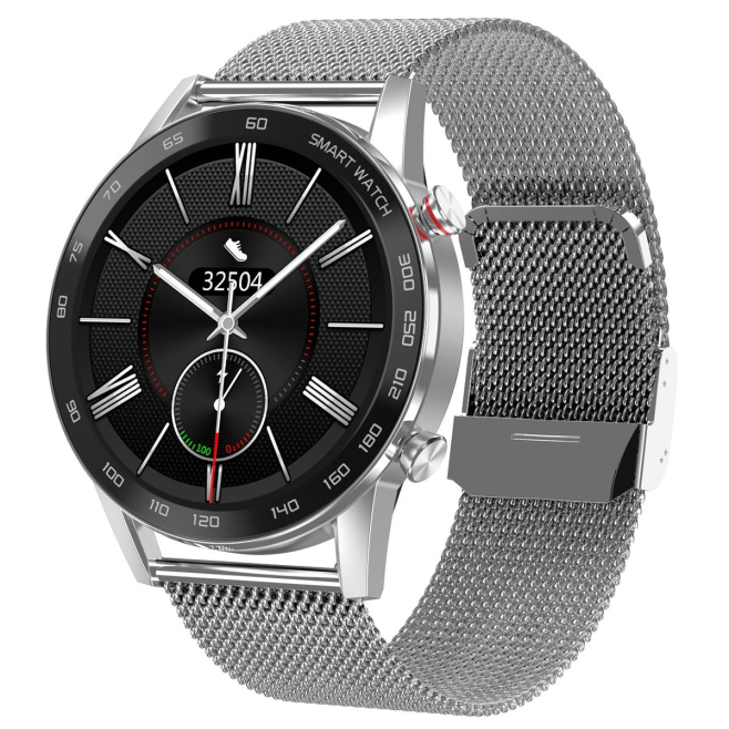 Montre Connectée Tactile 1.3 Pouces Bluetooth Écran Double Mode Surveillance Sommeil Tension Artérielle Fréquence Cardiaque B...