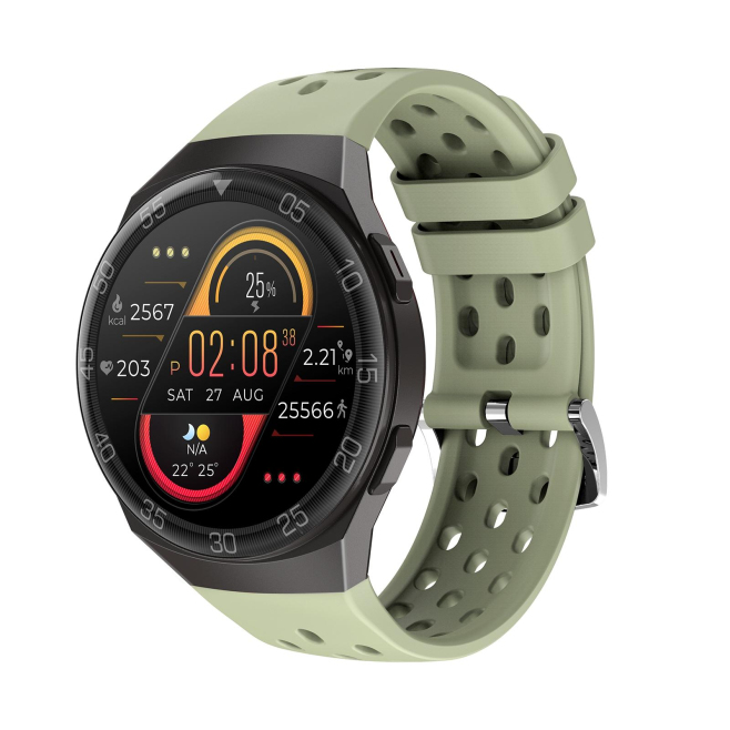 Montre Connectée IPS 1.28 Pouces Bluetooth 5.0 Étanche IP67 Avec Suivi Du Sommeil Modes Sportifs Moniteur Cardiaque Et Tensio...