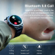 Montre Connectée Sport Étanche IP68 Bluetooth Musique et Appels avec Écran AMOLED 1.43 Pouces Soutien Android et IOS Multilin...