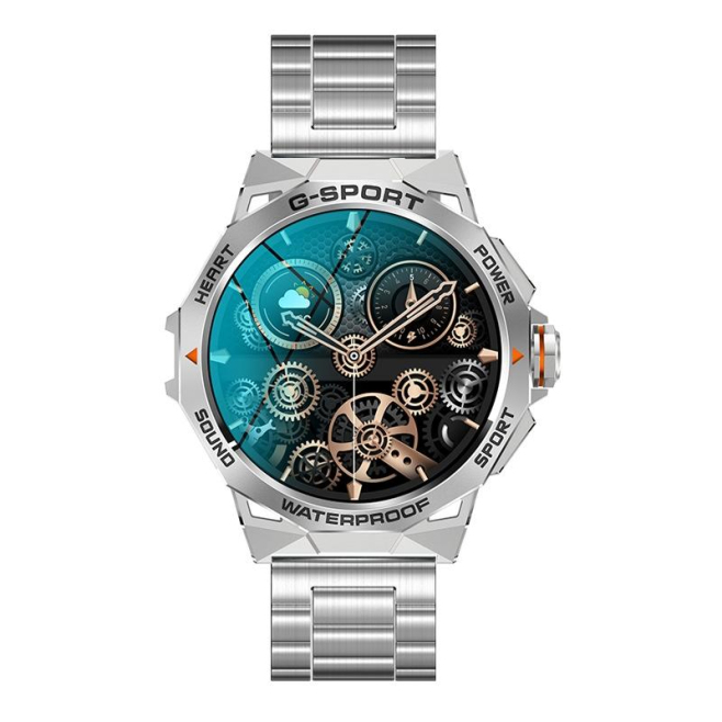 Montre Connectée Sportive Étanche 1.43 Pouces Bluetooth Appels Musique Notifications Santé Compatible Android IOS - www.yonis...