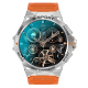 Montre Connectée Sportive Etanche Orange Bluetooth Suivi Santé Complet et Notifications Intelligentes Compatible Android et iOS