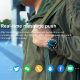 Montre Connectée Sportive Etanche Orange Bluetooth Suivi Santé Complet et Notifications Intelligentes Compatible Android et i...