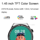 Montre Connectée Sportive Étanche 1.45 Pouces Avec Appels Bluetooth Et Suivi Santé - www.yonis-shop.com
