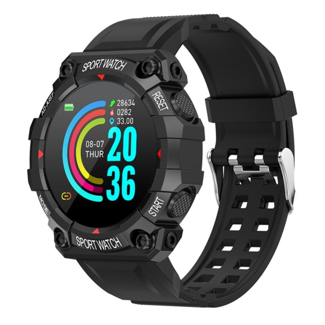 Montre Connectée Sportive 1.3 Pouces Écran Coloré Suivi Cardiaque Modes Multisports Étanche - www.yonis-shop.com