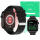 Montre Connectée 1.9 Pouces HD Écran Carré Appels Bluetooth et Suivi Cardiaque Multilingue Autonomie 30 Jours - www.yonis-sho...
